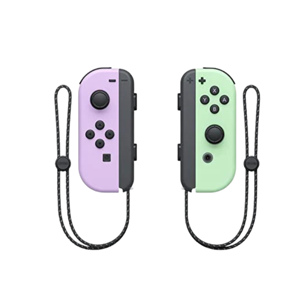  จอยเกมไร้สาย Nintendo Switch Joy Controller สีม่วง/เขียว พาสเทล